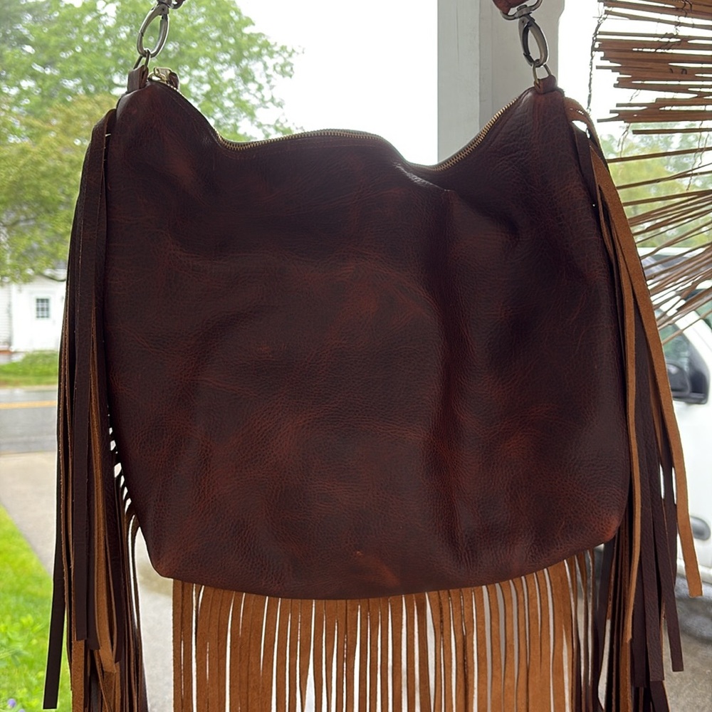😍 Stunning authentic Cowhide Fringed Bag! 😍 - Picture 7 of 14